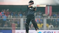 T20 World Cup 2026: Daryl Mitchell Reveals Why New Zealand Aren’t Feeling Semifinal Pressure Against South Africa Photo: AP/Anupam Nath : New Zealand's Daryl Mitchell plays a shot during the third T20 cricket match between India and New Zealand in Guwahati, India.