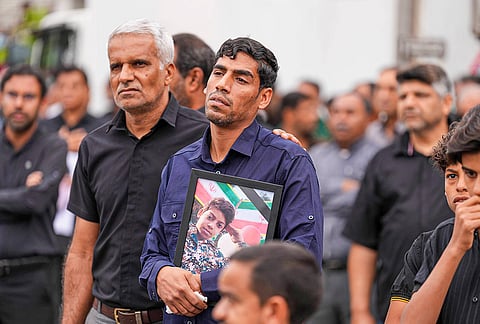 Funeral held for children who lost their lives in US-Israeli attack on Iranian Primary School MINAB, IRAN.