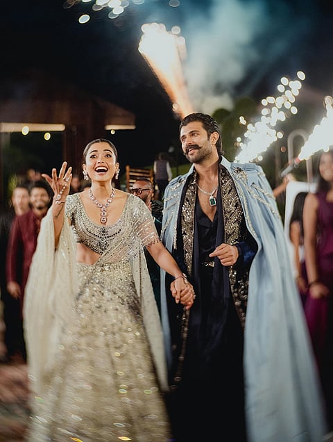Rashmika and Vijay got married on February 26 at the ITC Mementos, Udaipur.