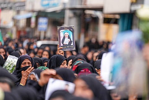 Funeral held for children who lost their lives in US-Israeli attack on Iranian Primary School MINAB, IRAN.