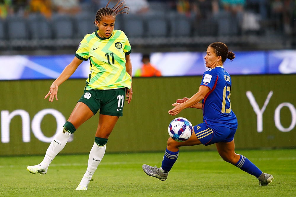 Womens Asia Cup soccer match: Philippines vs Australia