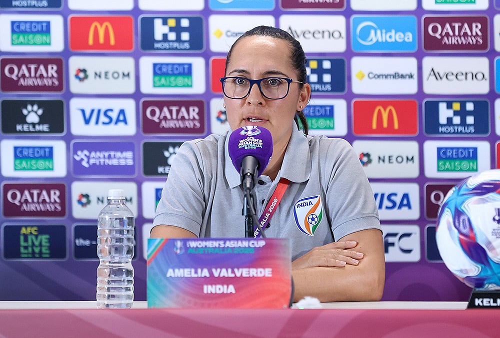 India head coach Amelia Valverde