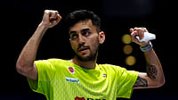 Lakshya Sen Vs Shi Yu Qi, All England Open 2026: Sen Stuns World No. 1 In Dramatic Upset (Bradley Collyer/PA via AP) : India's Lakshya Sen celebrates winning his men's singles match against China's Shi Yuqi on day one of the All England Open Badminton Championships in Birmingham, England, Tuesday, March 3, 2026.