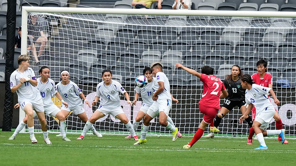 North Korea vs Uzbekistan AFC Women’s Asian Cup photos-