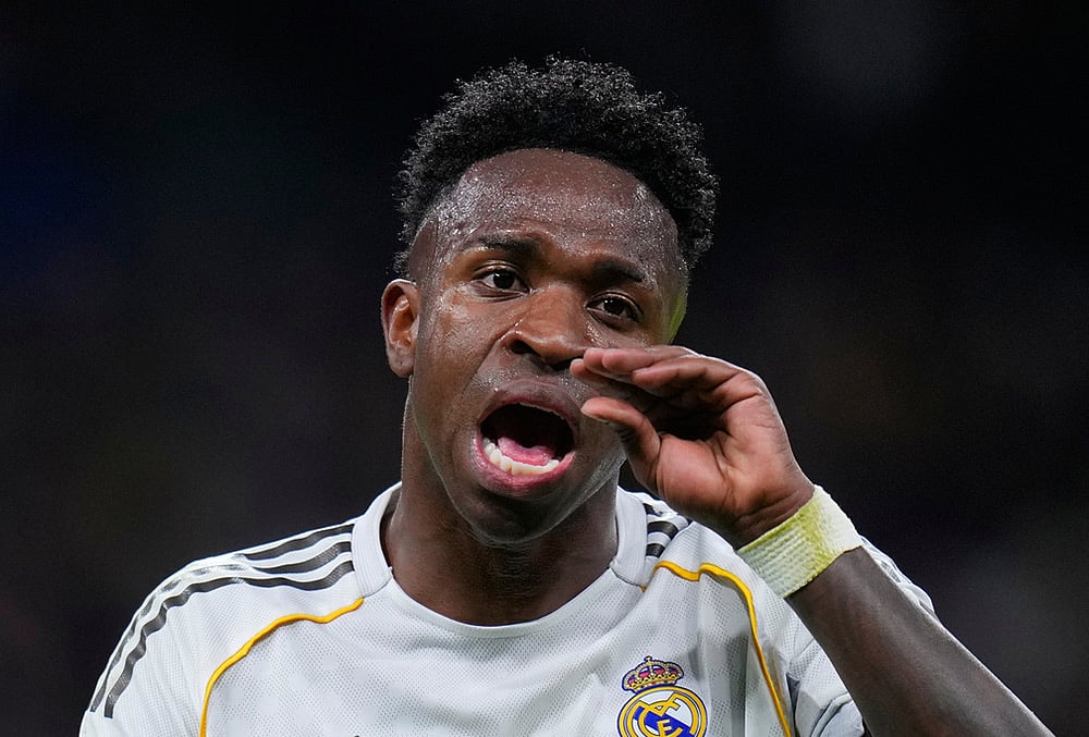 Real Madrid vs Getafe La Liga soccer-Vinicius Junior 