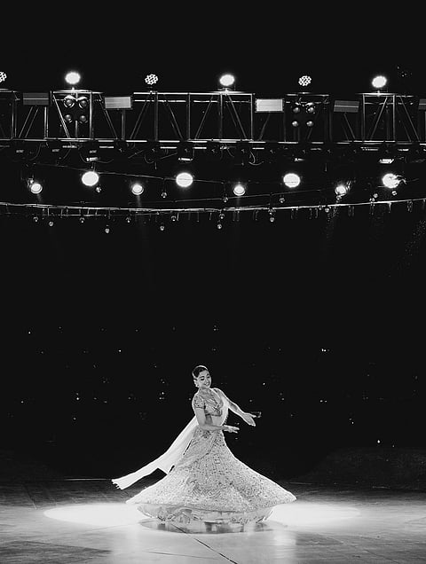 The sangeet ceremony, and evening was filled with love, laughter,  heartwarming moments and stunning performances.