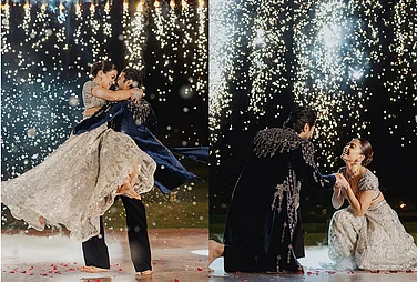 In Pics- Rashmika Mandanna-Vijay Deverakonda's Sangeet Album