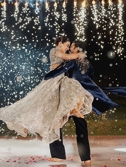 Vijay added, "The evening that was spent laughing till we had tears, dancing till the arches of our feet hurt, swallowing emotions to everyone's speeches and surprises till our eyes were leaking."