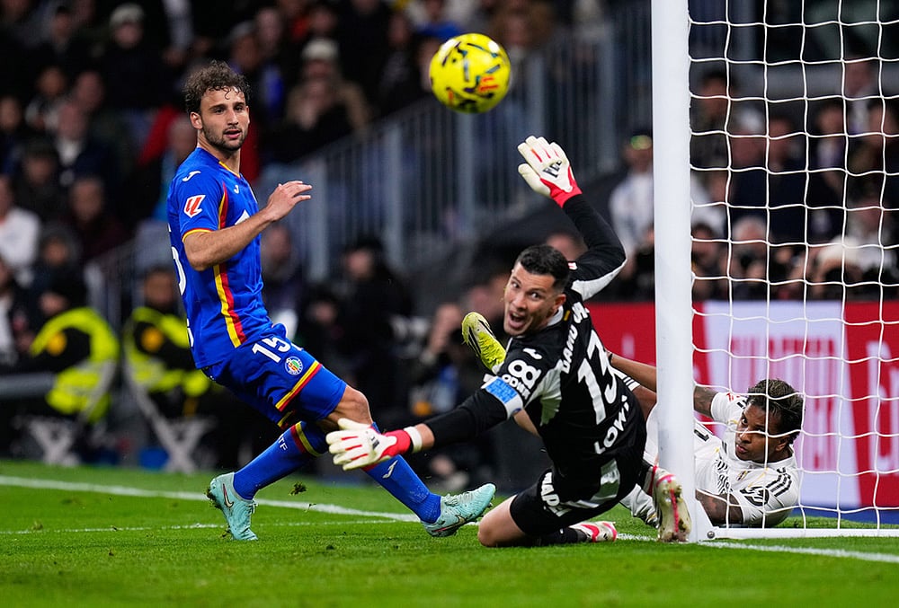 Real Madrid vs Getafe La Liga soccer-David Soria