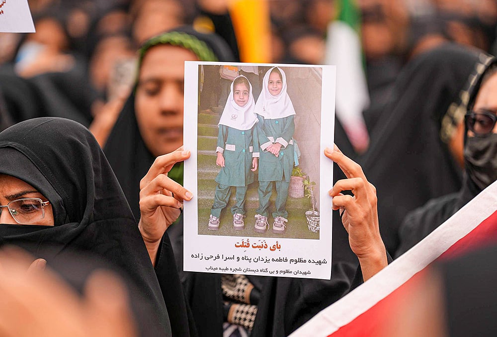 Mass Funeral for Children Killed in School Bombing in Iran