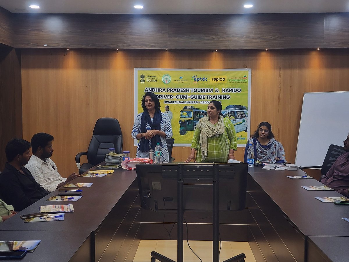 AP Tourism & Rapido Launch India’s First Driver-Cum-Guide Training Program In Vijayawada - null