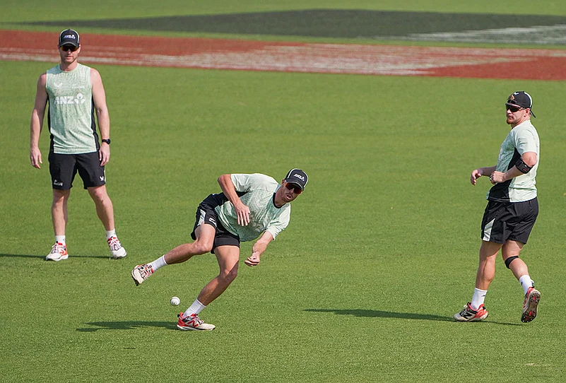 SA Vs NZ T20 World Cup 2026 1st semifinal NZ Training-Mitchell Santner