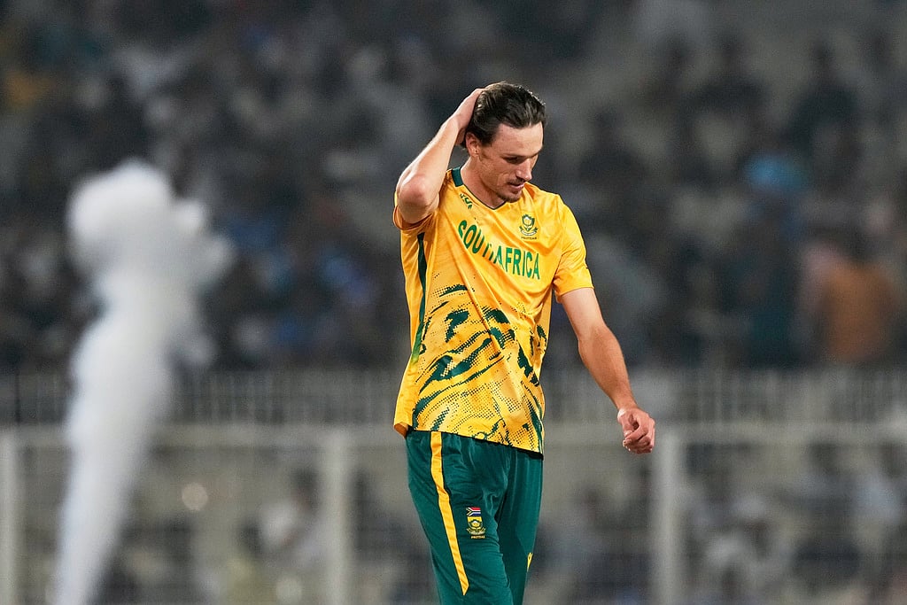 South Africa Vs New Zealand T20 World Cup semi final photos-Marco Jansen