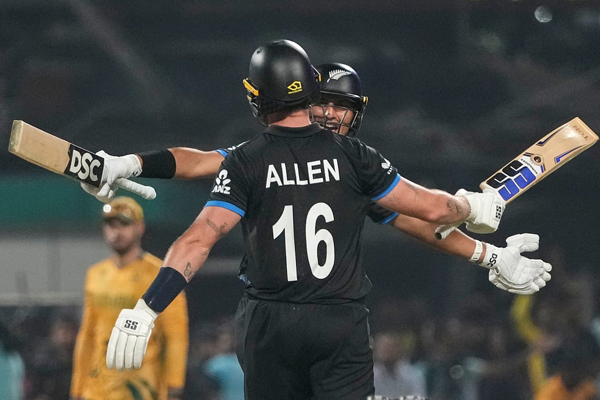 South Africa Vs New Zealand T20 World Cup semi final photos-Finn Allen