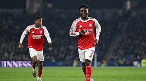 Arsenal's Bukayo Saka.