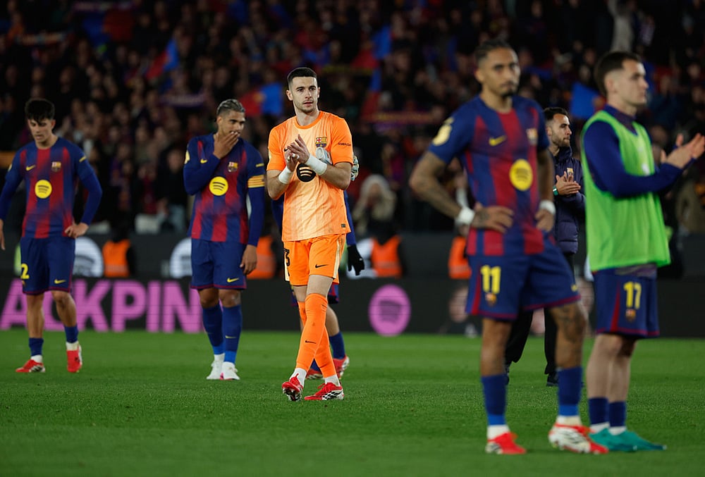 FC Barcelona Vs Atletico Madrid Copa Del Rey soccer-Joan Garcia