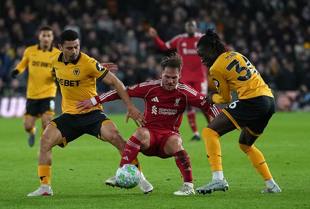 Wolves vs Liverpool Premier League soccer-Alexis Mac Allister