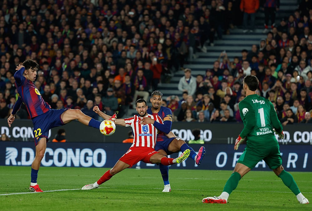 FC Barcelona Vs Atletico Madrid Copa Del Rey soccer-Marc Bernal