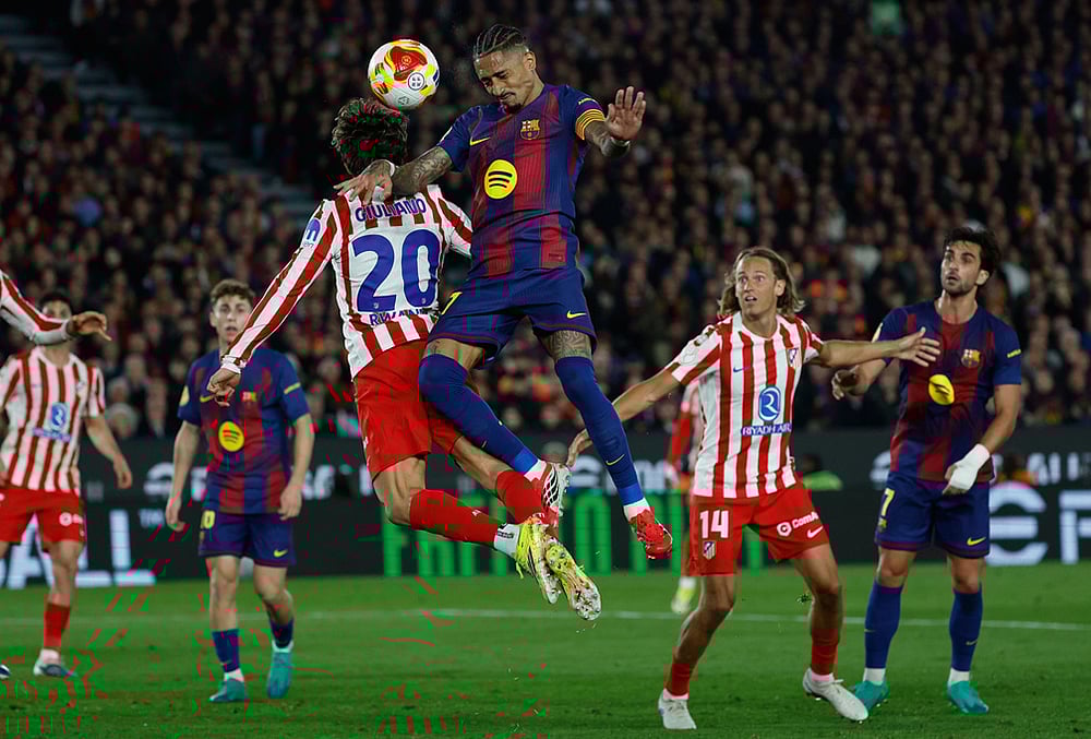 FC Barcelona Vs Atletico Madrid Copa Del Rey soccer-Giuliano Simeone