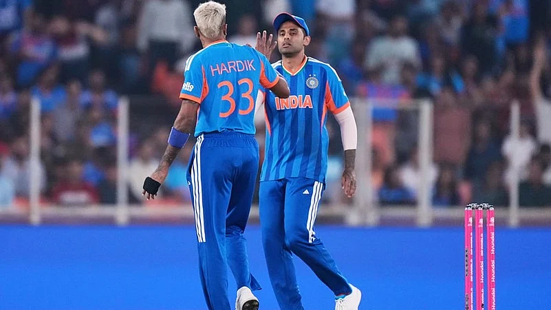 India Vs Netherlands ICC T20 World Cup Cricket-20-Hardik Pandya