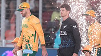 New Zealand Vs South Africa, ICC T20 World Cup 2026: 5 Reasons You Should Watch NZ V SA Semi-final AP Photo : South Africa's captain Aiden Markram along with New Zealand's captain Mitchel Santner arrives with their team for the anthem before the start of the ICC T20 World Cup 2026 cricket match between South Africa and New Zealand in Ahmedabad.