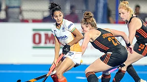 Hockey India : File photo of India midfielder Baljeet Kaur in action.
