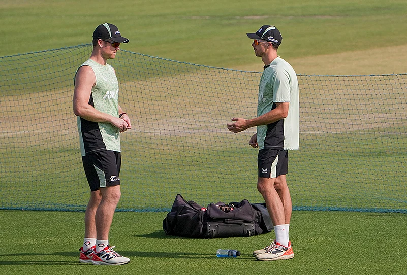 SA Vs NZ T20 World Cup 2026 1st semifinal NZ Training-Mitchell Santner