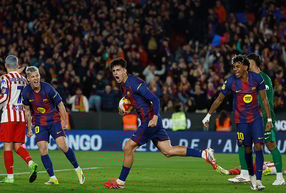 FC Barcelona Vs Atletico Madrid Copa Del Rey soccer-Marc Bernal