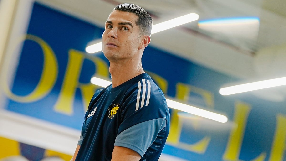 Cristiano Ronaldo trains with Saudi Pro League club Al-Nassr in Riyadh. - X/Al Nassr FC