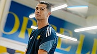 X/Al Nassr FC : Cristiano Ronaldo trains with Saudi Pro League club Al-Nassr in Riyadh.