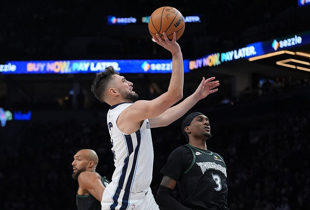 Grizzlies vs Timberwolves NBA Basketball game-Ty Jerome