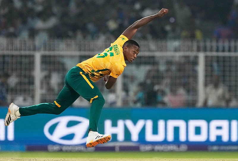 South Africa Vs New Zealand T20 World Cup semi final photos-Kagiso Rabada
