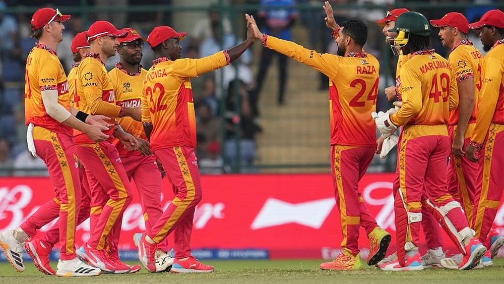 Zimbabwe was scheduled to leave on March 2 but was stuck in Delhi owing to the closure of airspace in the Gulf region. - | Photo: AP/Manish Swarup