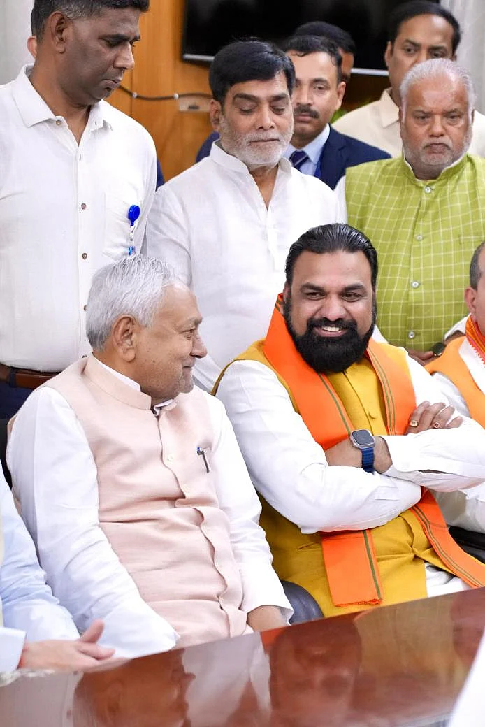 Bihar Chief Minister Nitish Kumar, Deputy Chief Minister Samrat Choudhary