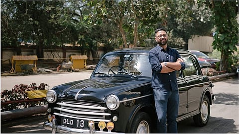 Karl Bhote With His 1955 Fiat 1100