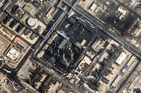 No Indian Killed In Saudi Arabia Al-Kharj Projectile Attack, One Injured: Embassy AP : After strike image by Iran of an oil refinery in Saudi Arabia