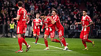Bayern Munich 4-1 Borussia Monchengladbach, Bundesliga: Bavarians Run Riot Despite Kane Absence Bayern Munich's Jamal Musiala celebrates his first Bundesliga goal of the season