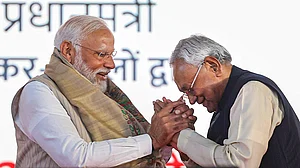 | PTI Photo : Nitish Kumar announces Rajya Sabha foray