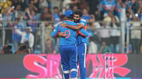 IND Vs ENG, T20 World Cup 2026: How India Won The Semi-Final Vs England – Breakdown Of Key Moments (AP Photo/Rafiq Maqbool) : India's Jasprit Bumrah, right, hugs teammate Sanju Samson to celebrate their win in the T20 World Cup cricket semi-final match against England in Mumbai, India, Thursday, March 5, 2026.