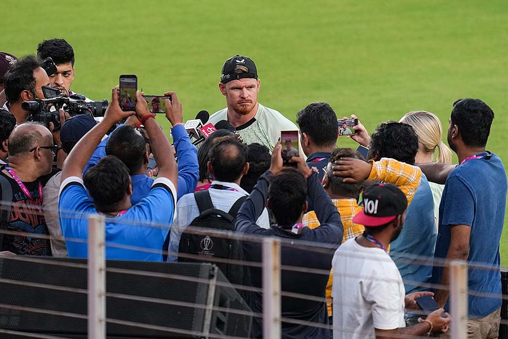ICC Mens T20 WC Final IND vs NZ Training Glenn Phillips