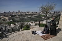 Women Of The World: How They Bear The Brunt Of War And Displacement Mahmoud Illean : Palestinian women offer Friday Ramadan prayers in Jerusalem, as the Old City remains closed to visitors under nationwide Home Front Command restrictions banning large gatherings amid the war with Iran, Friday, March 6, 2026.