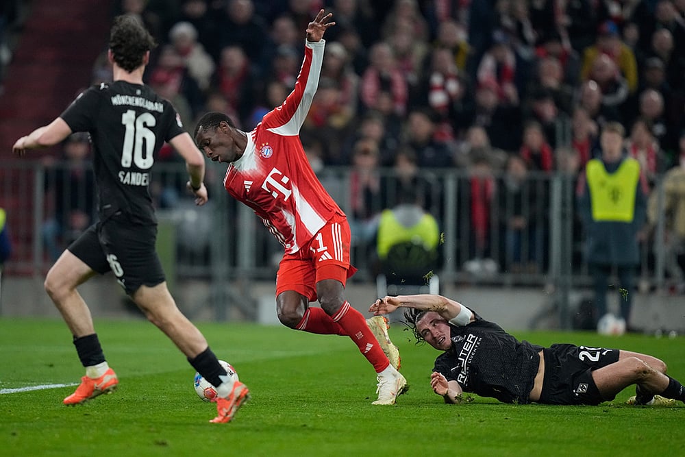 Bundesliga Soccer: Bayern Munich vs Borussia Monchengladbach