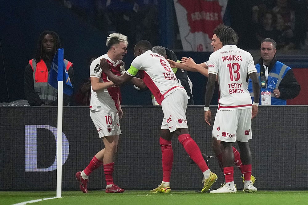 French League One soccer match: Monaco vs Paris Saint-Germain