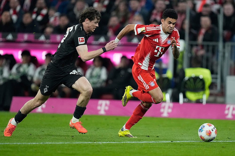 Germany Soccer Bundesliga: Bayern Munich vs Borussia Monchengladbach