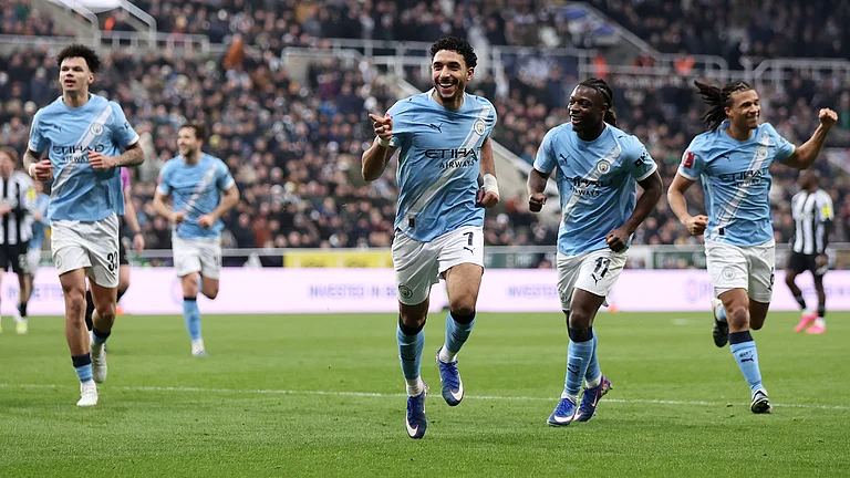 Omar Marmoush scored twice in Manchester City's win over Newcastle United - null