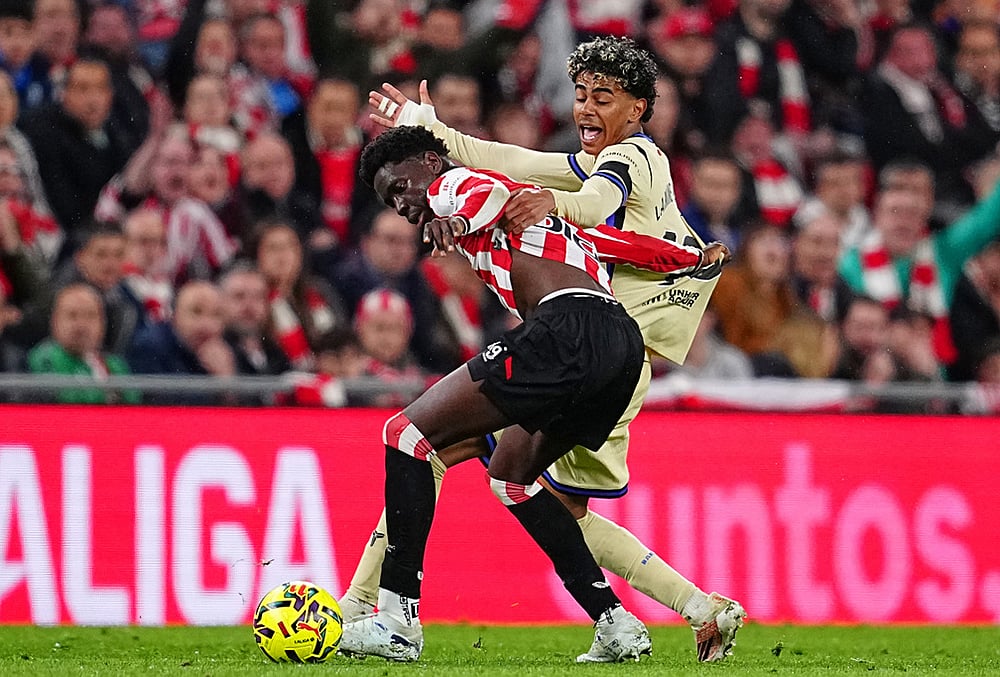 Athletic Club vs Barcelona Spain soccer La Liga photo-Adama Boiro