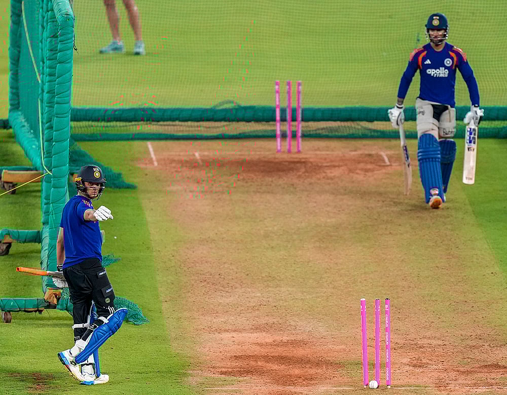 India Vs New Zealand T20 World cup Final, Team India Training photo-Abhishek Sharma