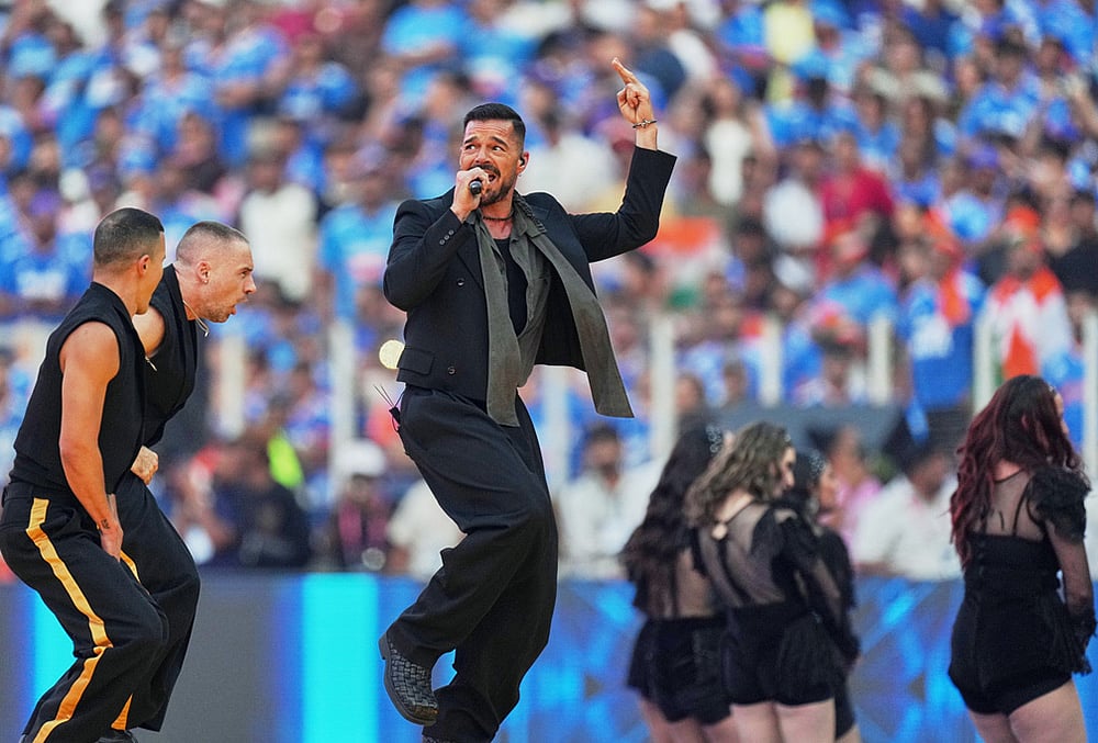India vs New Zealand T20 World Cup Cricket final-Puerto Rican singer Ricky Martin