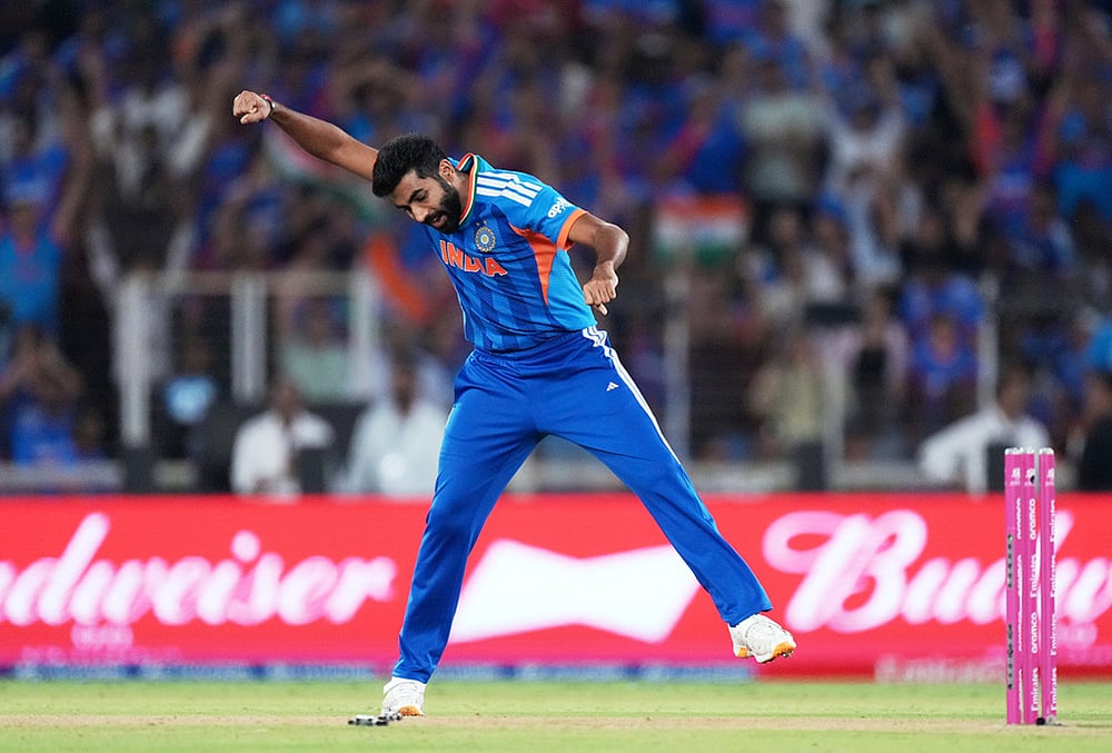 India vs New Zealand T20 World Cup Cricket final-Jasprit Bumrah