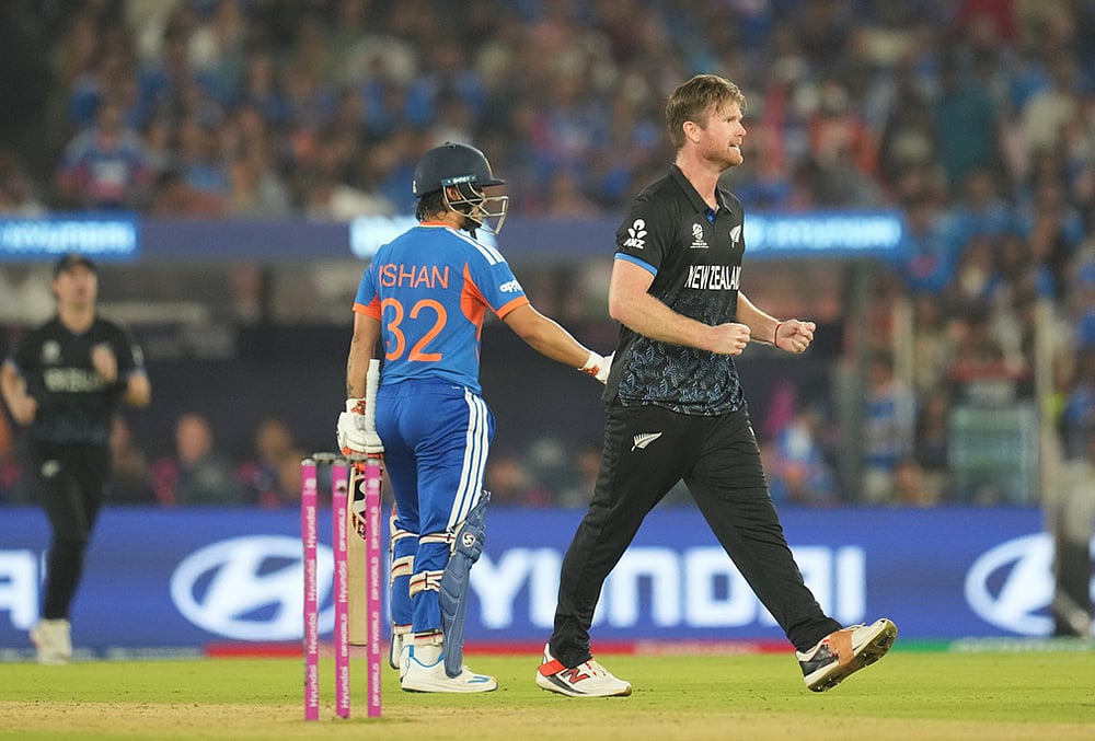 India vs New Zealand T20 World Cup Cricket final-James Neesham